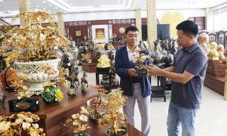 Làng nghề đúc đồng Đại Bái: Vào mùa hàng Tết